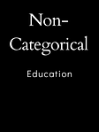 Non-Categorical early childhood